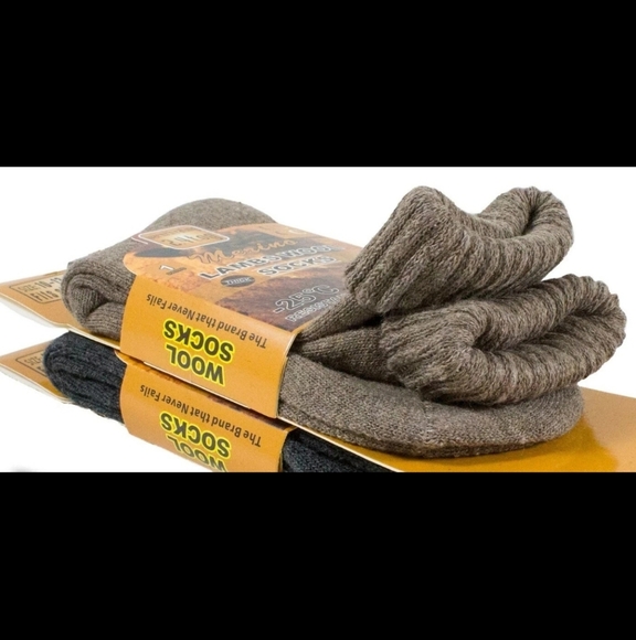 6 Pairs Mens Merino Lambs Wool Winter Socks Size 10-13 - Picture 3 of 10